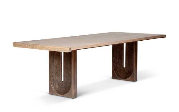 Troscan Cloister Dining Table - Bronze Base