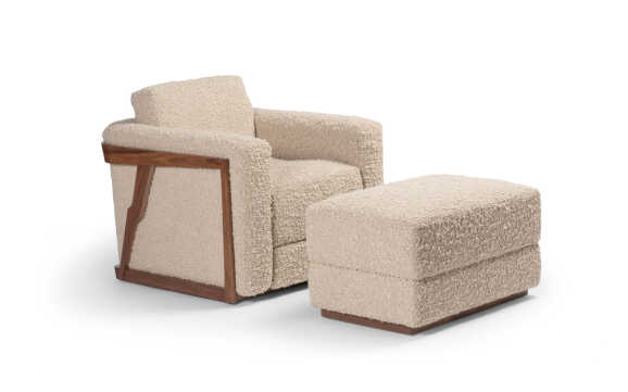 Troscan Mari Swivel Lounge Chair / Ottoman